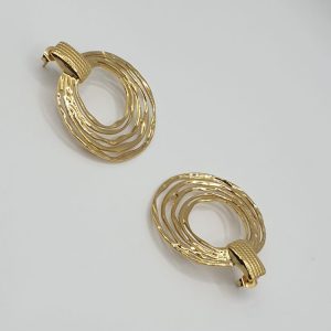 boucles oreilles acier inoxydable clelia , sur moderne-bijoux.fr - Bijoux ethniques & Femmes du monde