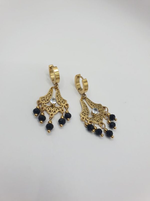 boucles oreilles acier inoxydable leonata , sur moderne-bijoux.fr - bijoux ethniques & Femmes du monde