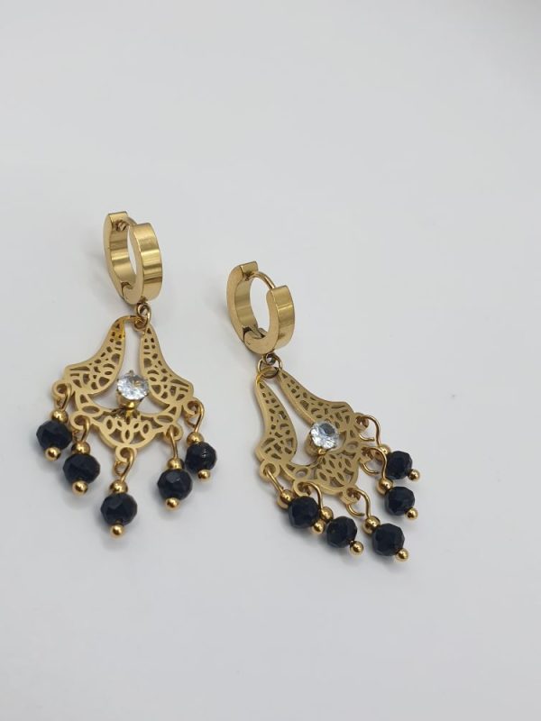 boucles oreilles acier inoxydable leonata , sur moderne-bijoux.fr - bijoux ethniques & Femmes du monde