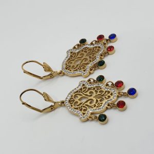 boucles oreilles acier inoxydable savallarde , sur moderne-bijoux.fr - Bijoux ethniques & Femmes du monde