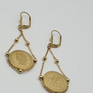 boucles oreilles acier inoxydable yamba , sur moderne-bijoux.fr - Bijoux ethniques & Femmes du monde