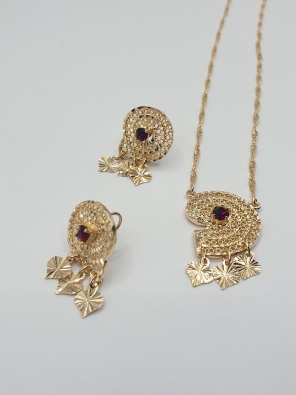 collier & boucles d'oreilles ethniques mini-escargot , sur moderne-bijoux.fr - Bijoux ethniques & Femmes du monde