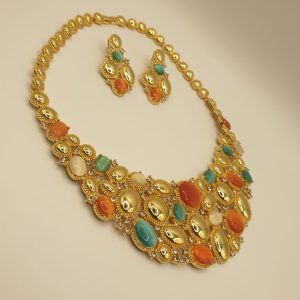 collier & boucles oreilles augustina , sur moderne-bijoux.fr - Bijoux ethniques & Femmes du monde