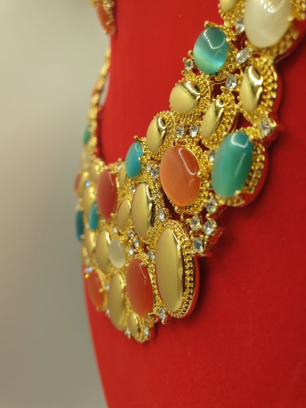 collier & boucles oreilles augustina , sur moderne-bijoux.fr - Bijoux ethniques & Femmes du monde