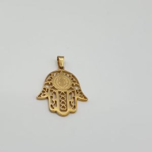 pendentif acier inoxydable main-de-fatima , moderne-bijoux, sur moderne-bijoux.fr - Bijoux ethniques & Femmes du monde
