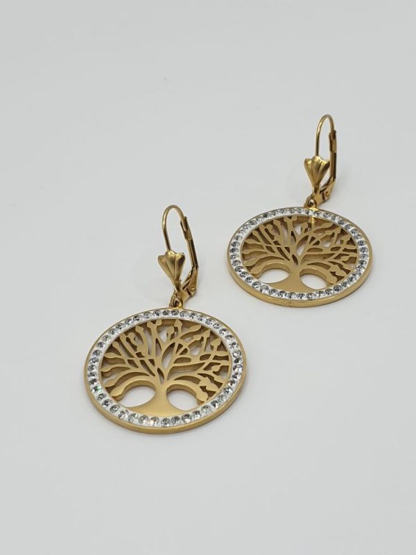 boucles oreilles acier inoxydable bahia , sur moderne-bijoux.fr - Bijoux ethniques & Femmes du monde