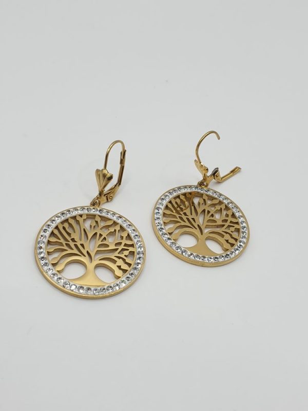 boucles oreilles acier inoxydable bahia , sur moderne-bijoux.fr - Bijoux ethniques & Femmes du monde