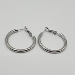 boucles oreilles acier inoxydable foliana , sur moderne-bijoux.fr - bijoux ethniques & femmes du monde