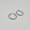 boucles oreilles acier inoxydable foliana , sur moderne-bijoux.fr-Bijoux ethniques & Femmes du monde