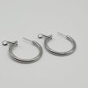boucles oreilles acier inoxydable foliana , sur moderne-bijoux.fr-Bijoux ethniques & Femmes du monde