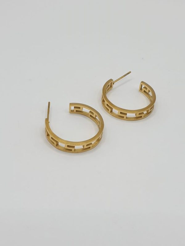 boucles oreilles acier inoxydable franca , sur moderne-bijoux.fr - Bijoux ethniques & Femmes du monde