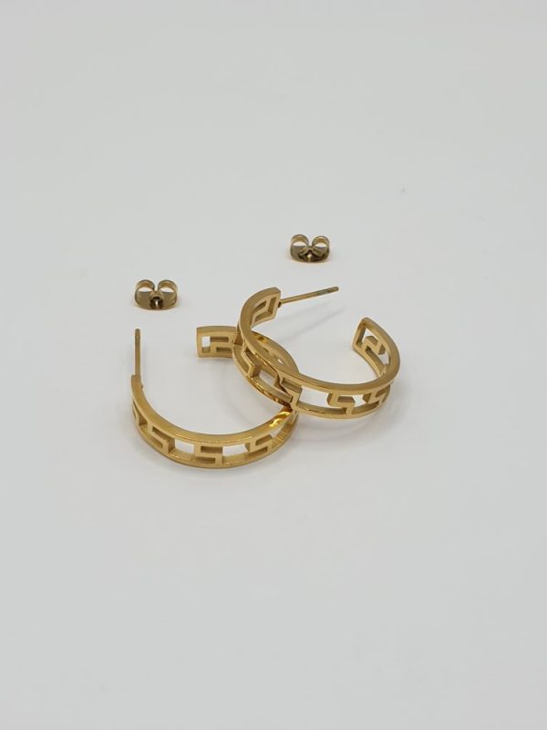 boucles oreilles acier inoxydable franca , sur moderne-bijoux.fr - Bijoux ethniques & Femmes du monde