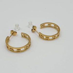 boucles oreilles acier inoxydable franca , sur moderne-bijoux.fr - Bijoux ethniques & Femmes du monde