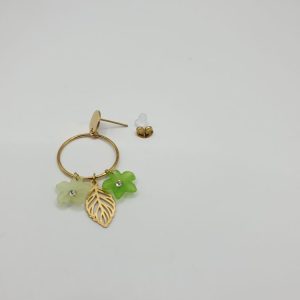 boucles oreilles acier inoxydable kiata , sur moderne-bijoux.fr - Bijoux ethniques & Femmes du monde