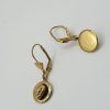 boucles oreilles acier inoxydable lionne , sur moderne-bijoux.fr - Bijoux ethniques & Femmes du monde