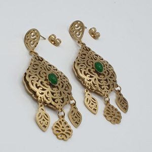 boucles oreilles acier inoxydable ouma , sur moderne-bijoux.fr-Bijoux ethniques & Femmes du monde