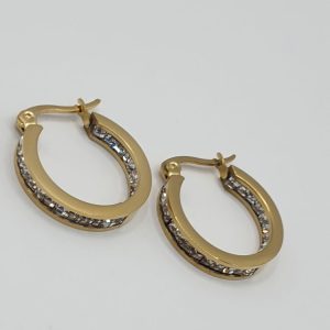 boucles oreilles acier inoxydable panna , sur moderne-bijoux.fr - Bijoux ethniques & Femmes du monde