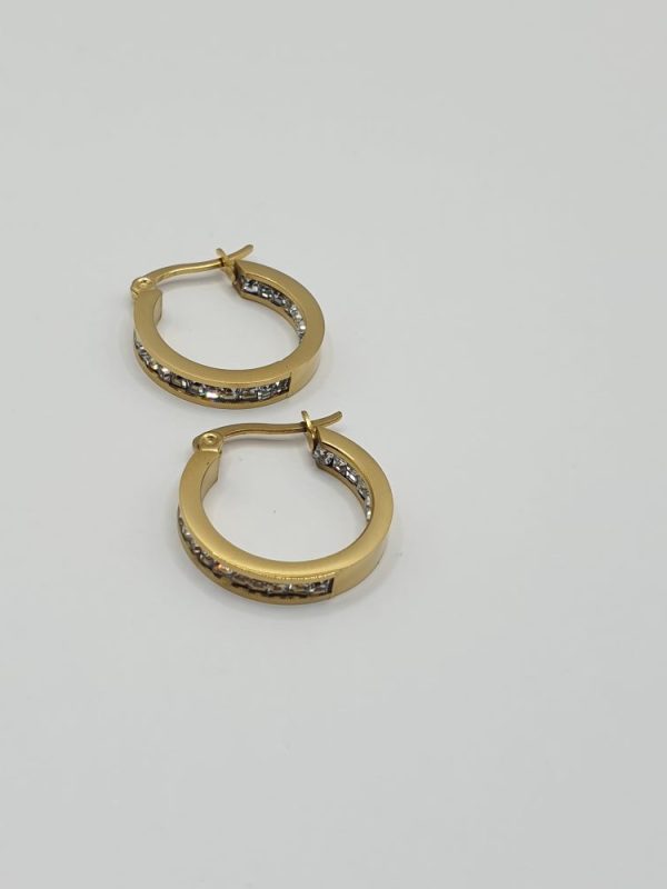 boucles oreilles acier inoxydable panna , sur moderne-bijoux.fr - Bijoux ethniques & Femmes du monde