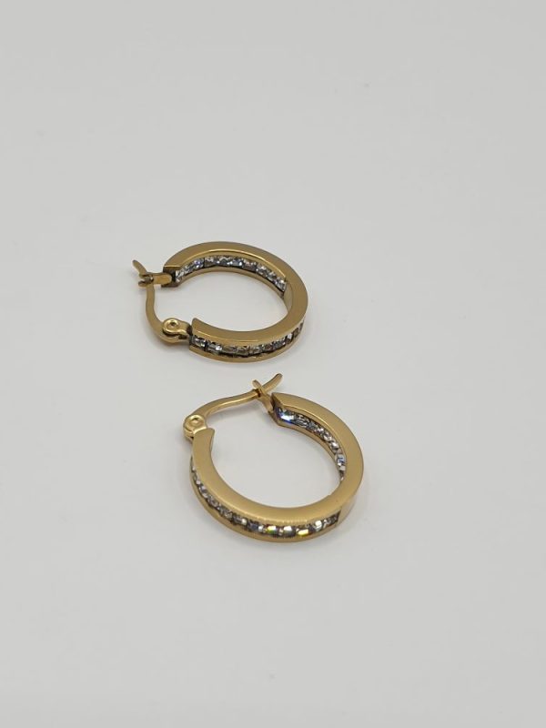 boucles oreilles acier inoxydable panna , sur moderne-bijoux.fr - Bijoux ethniques & Femmes du monde