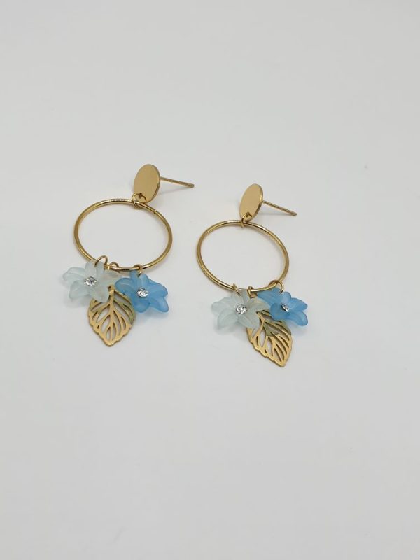 boucles oreilles acier inoxydable rakia , sur moderne-bijoux.fr - Bijoux ethniques & Femmes du monde