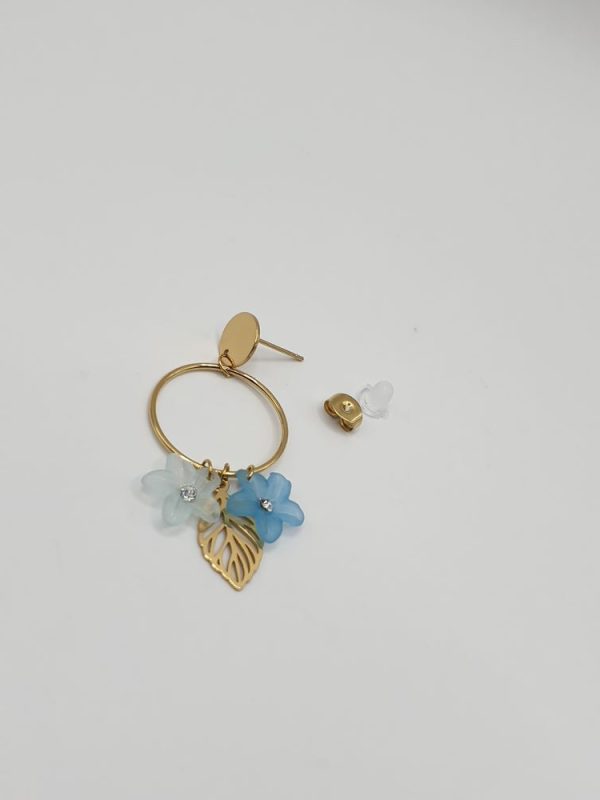 boucles oreilles acier inoxydable rakia , sur moderne-bijoux.fr - Bijoux ethniques & Femmes du monde