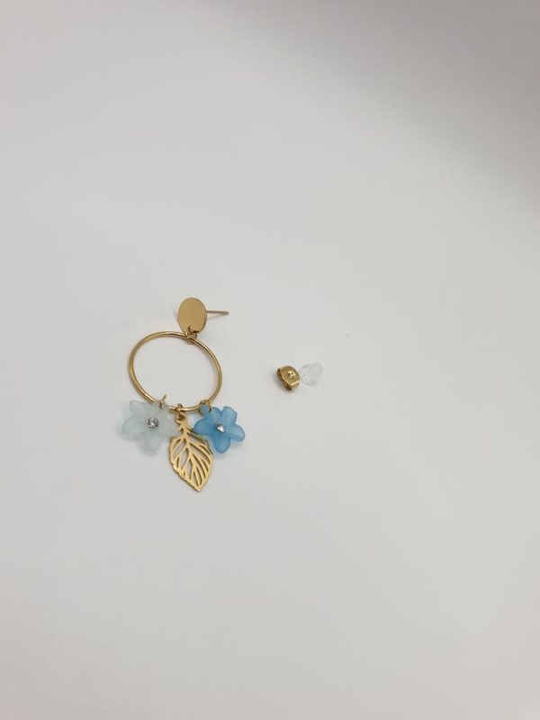 boucles oreilles acier inoxydable rakia , sur moderne-bijoux.fr - Bijoux ethniques & Femmes du monde