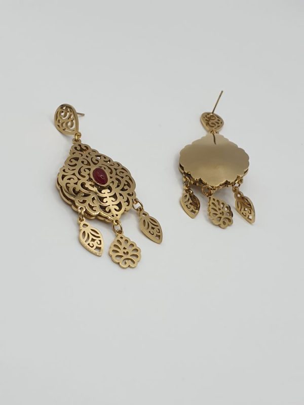 boucles oreilles acier inoxydable tarina , sur moderne-bijoux.fr - Bijoux ethniques & Femmes du monde