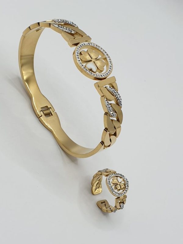 bracelet acier inoxydable luna , sur moderne-moderne.fr - Bijoux ethniques & Femmes du monde