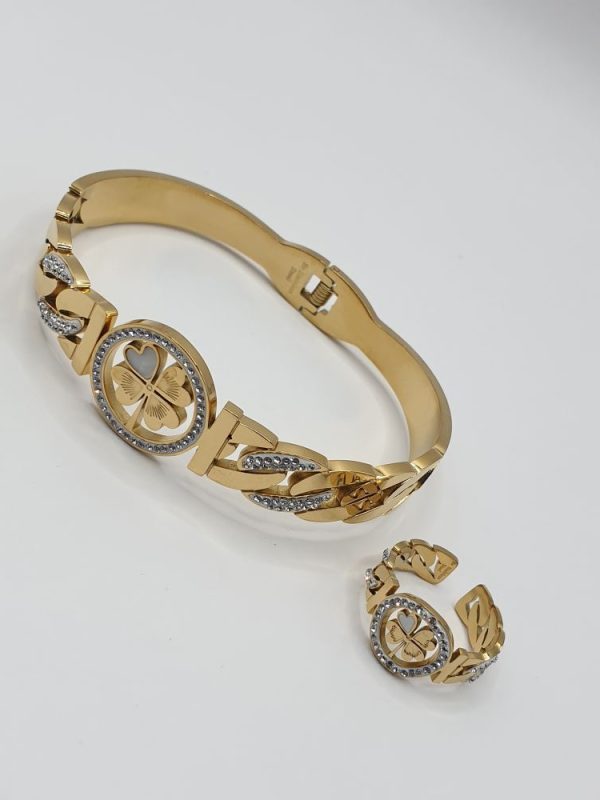 bracelet acier inoxydable luna , sur moderne-moderne.fr - Bijoux ethniques & Femmes du monde