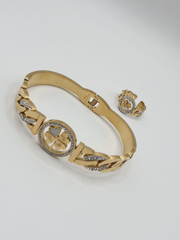 bracelet acier inoxydable luna , sur moderne-moderne.fr - Bijoux ethniques & Femmes du monde
