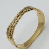 bracelet acier inoxydable paulina , sur moderne-bijoux.fr - Bijoux ethniques & Femmes du monde