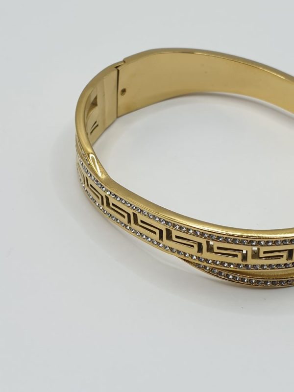 bracelet acier inoxydable paulina , sur moderne-bijoux.fr - Bijoux ethniques & Femmes du monde