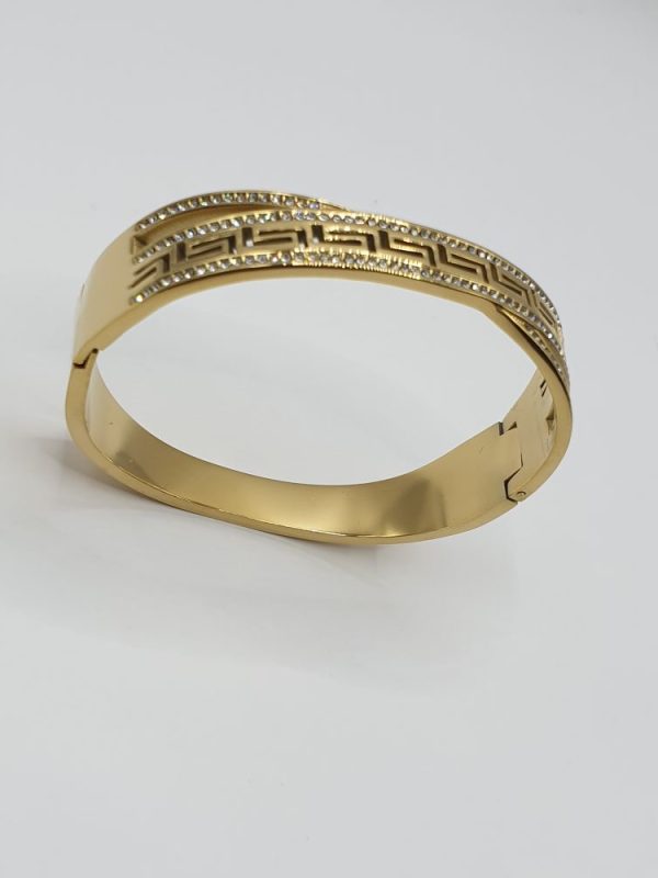 bracelet acier inoxydable paulina , sur moderne-bijoux.fr - Bijoux ethniques & Femmes du monde