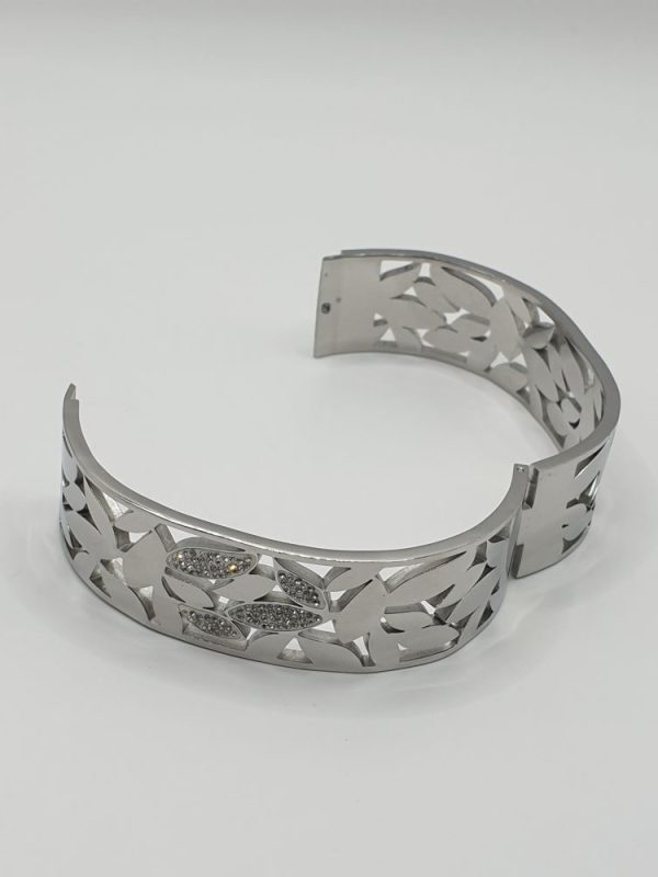 bracelet acier inoxydable valeria , sur moderne-bijoux.fr - Bijoux ethniques & Femmes du monde