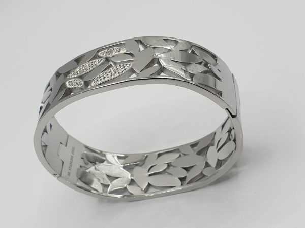 bracelet acier inoxydable valeria , sur moderne-bijoux.fr - Bijoux ethniques & Femmes du monde