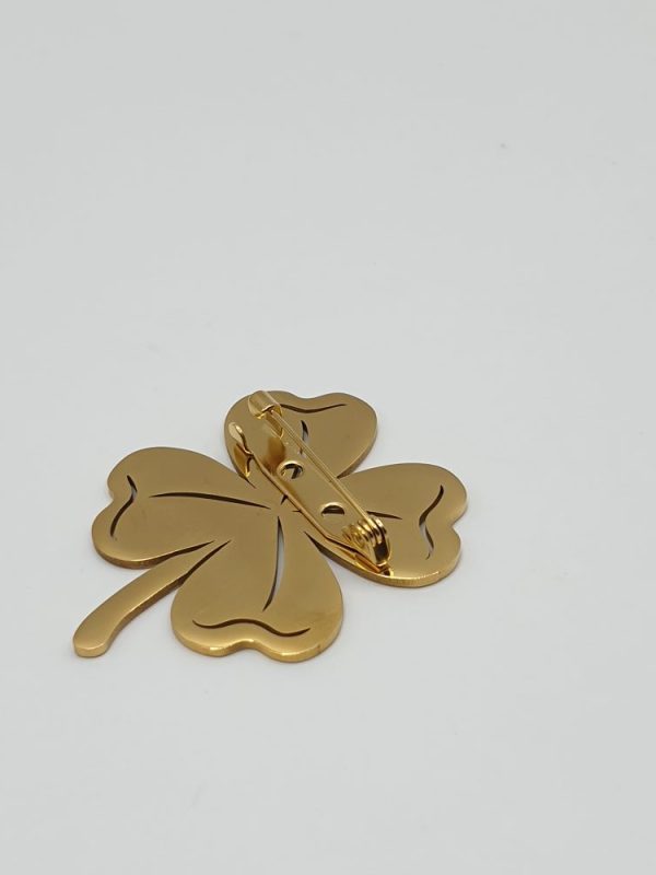 broche habit acier inoxydable estina , sur moderne-bijoux.fr - Bijoux ethniques & Femmes du monde