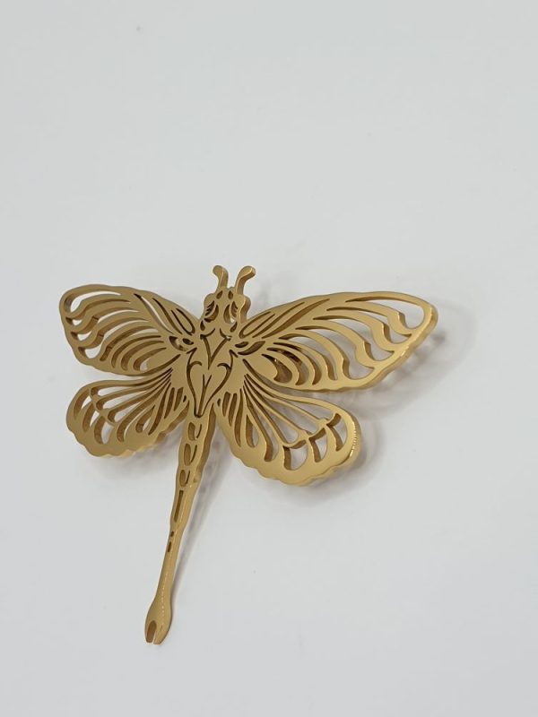 broche habit acier inoxydable libellule , sur moderne-bijoux.fr - Bijoux ethniques & Femmes du monde