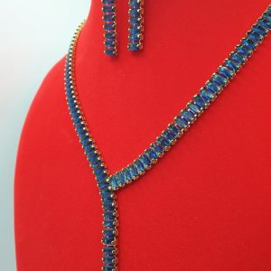 Collier & boucles d'oreilles acier inoxydable RETINA