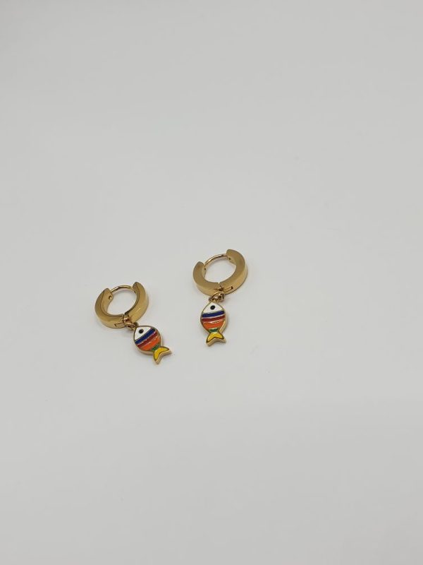 Boucles oreilles acier inoxydable irlanda , sur moderne-bijoux.fr -Bijoux ethniques & Femmes du monde