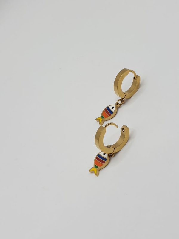 Boucles oreilles acier inoxydable irlanda , sur moderne-bijoux.fr -Bijoux ethniques & Femmes du monde