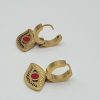 boucles oreilles acier inoxydable benita, sur moderne-bijoux.fr - Bijoux ethniques & Femmes du monde