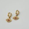boucles oreilles acier inoxydable benita, sur moderne-bijoux.fr - Bijoux ethniques & Femmes du monde