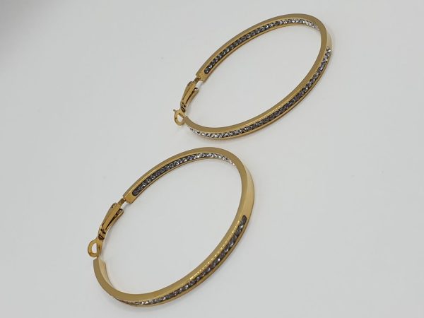 boucles oreilles acier inoxydable paysana , sur moderne-bijoux.fr -Bijoux ethniques & Femmes du monde