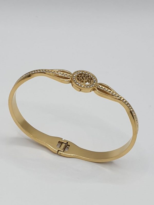 bracelet acier inoxydable loraina , sur moderne-bijoux.fr - Bijoux ethniques & Femmes du monde