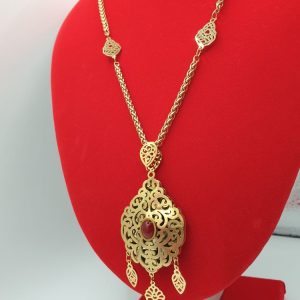collier sautoir acier inoxydable sachana , sur moderne-bijoux.fr - Bijoux ethniques & Femmes du monde