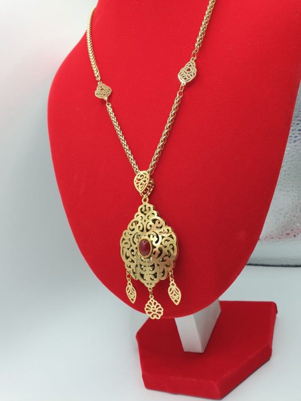 collier sautoir acier inoxydable sachana , sur moderne-bijoux.fr - Bijoux ethniques & Femmes du monde