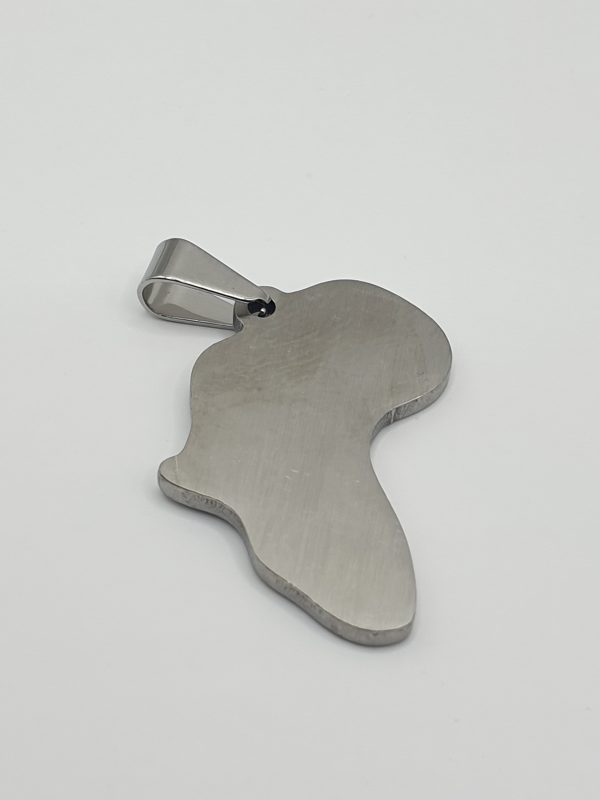 Pendentif Afrique acier inoxydable JUPU, sur moderne-bijoux.fr