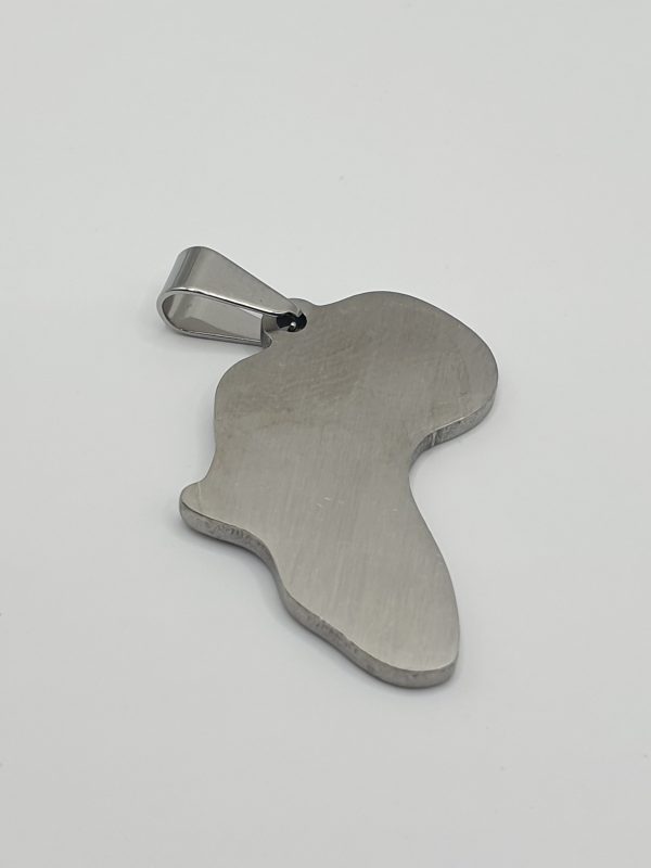 Pendentif Afrique acier inoxydable JUPU, sur moderne-bijoux.fr