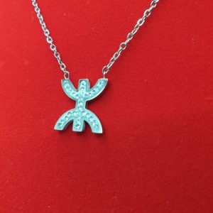collier acier inoxydable berbere hollanda , sur moderne-bijoux.fr - Bijoux ethnique & Femmes du monde