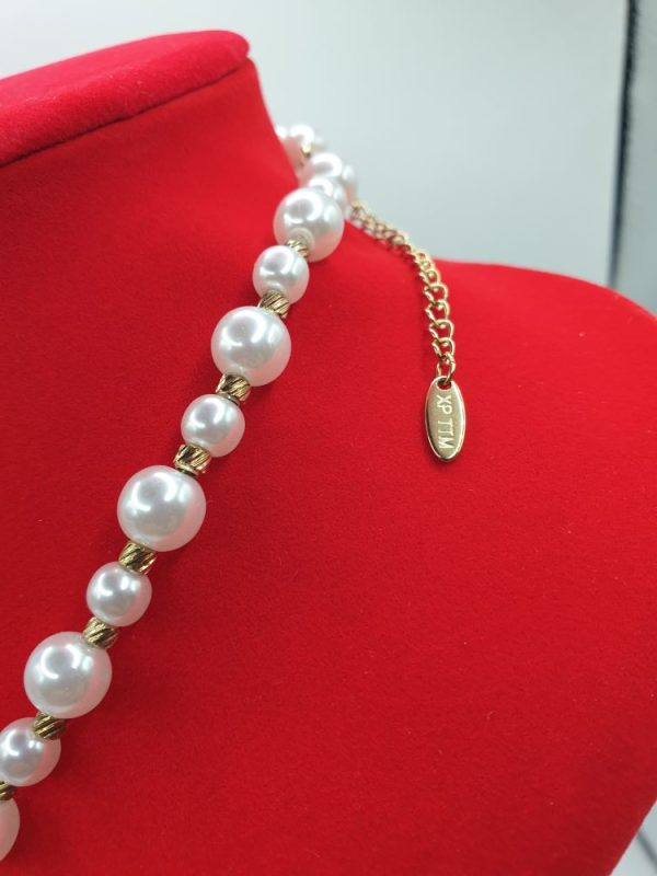 collier acier inoxydable bina , sur moderne-bijoux.fr - Bijoux ethniques & Femmes du monde